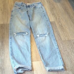 Abercrombie Kids 13/14 Regular Mid Rise Boyfriend Jeans Girls